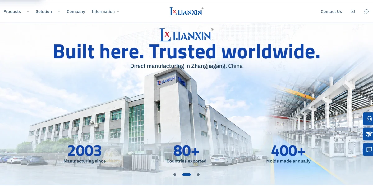 ZHANGJIAGANG LIANXIN PLASTIC MACHINERY CO., LTD.